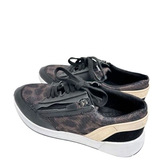 Franco Sarto Sneakers Size 7 Leather Imperial Lace Up Fashion Shoes - Picture 4 of 10